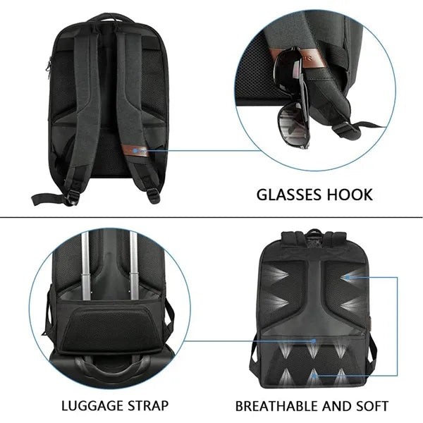 15.6" Laptop Backpack with USB Charging Port