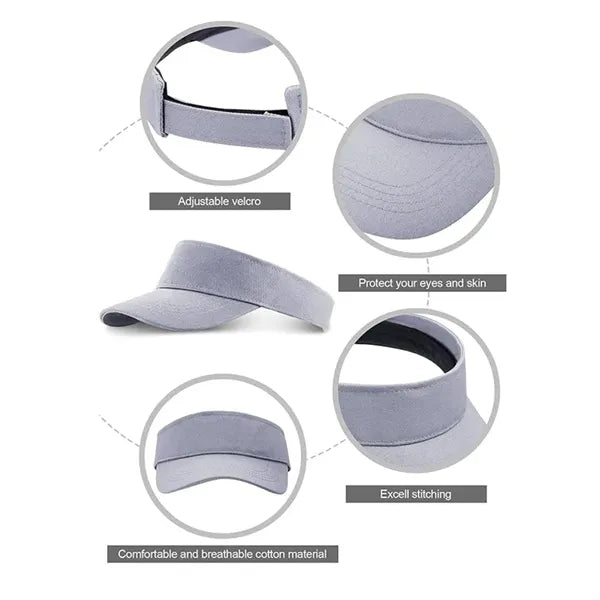 Adjustable Kids Sports Sun Visor Hats