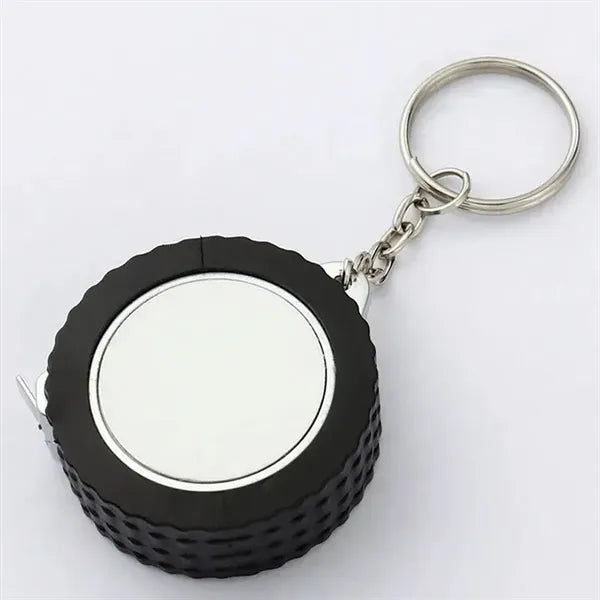 Mini Steel Tape Measure Keychain