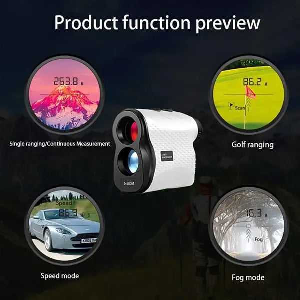 500M Clear View Accurate Golf Laser Rangefinder Telescope