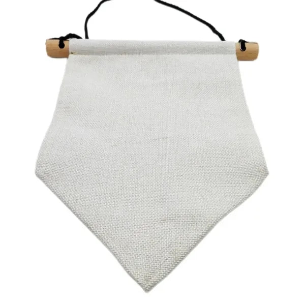 Custom Triangle Linen Flag