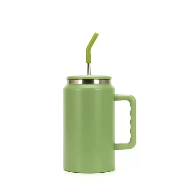 50oz. Stainless Steel Insulated Tumbler Straw Handle
