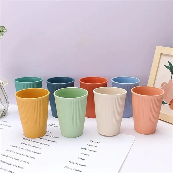 12oz. Eco Friendly Wheat Straw Drinking Cup