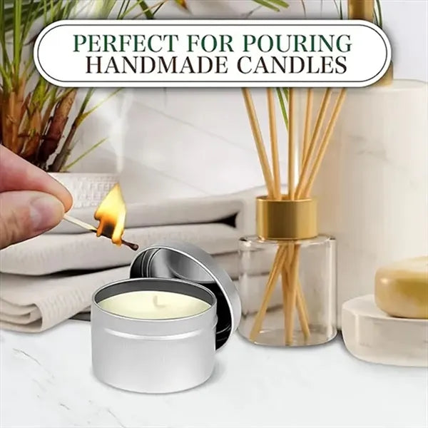 4oz Round Aromatherapy Candle Jar