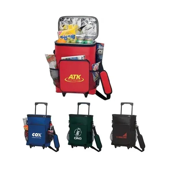 Rolling Insulated Cooler - 30 cans