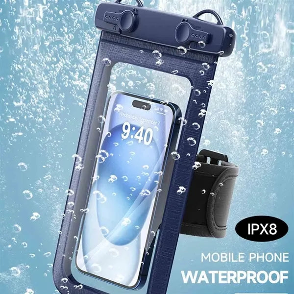 Outdoor Waterproof Phone Pouch With Armband