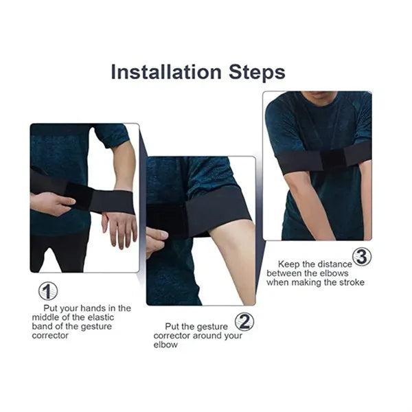Custom Golf Swing Training Aid-Swing Correcting Arm Band