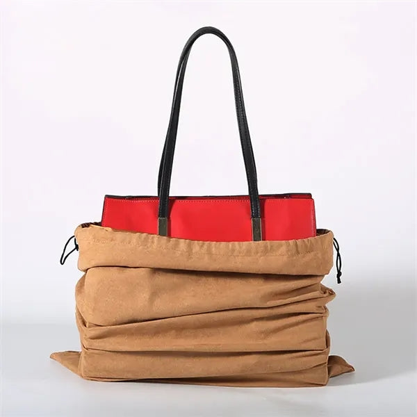 Suede Luxury Dust Bag with Drawstring