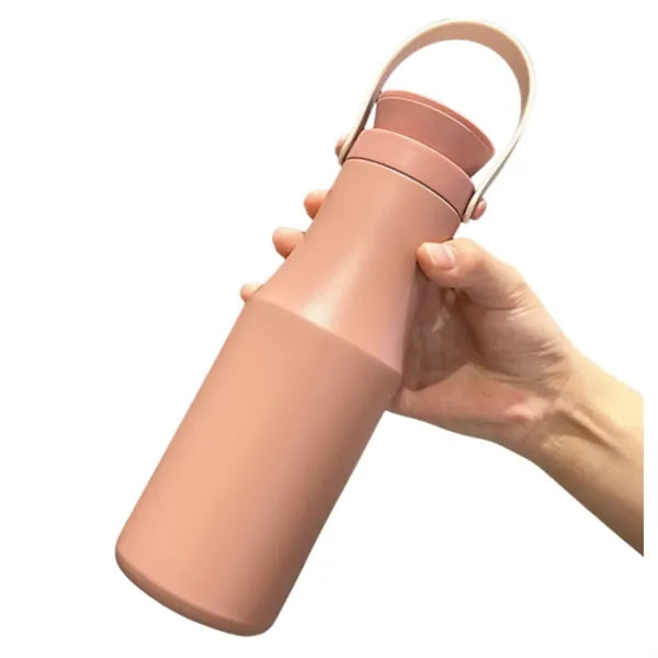 16oz. Portable Stainless Steel Insulated Bottle with Handle