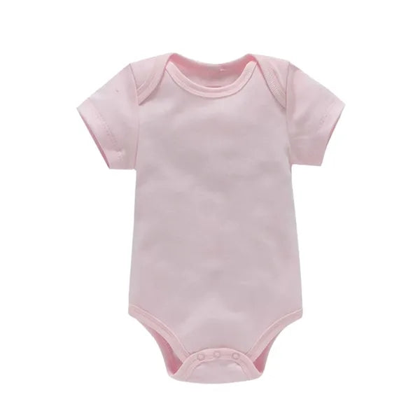 Unisex Solid Bodysuits 100% Cotton