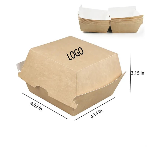 Custom Disposable Paper Burger Box
