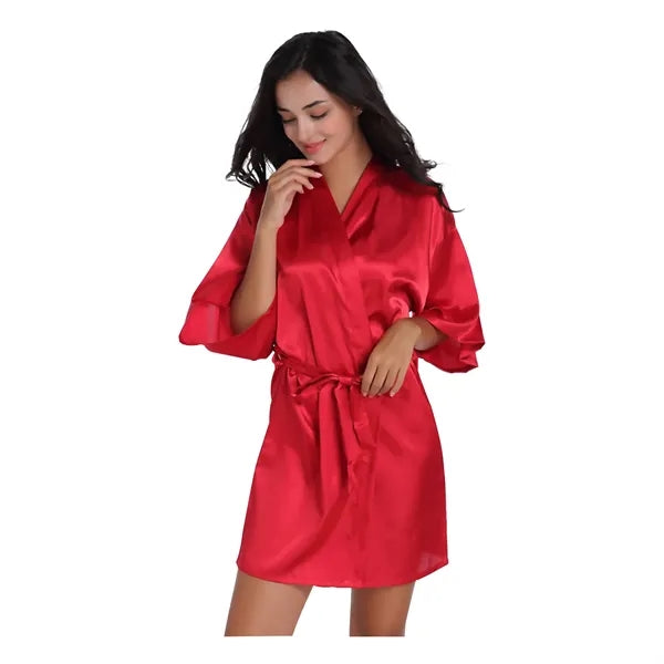 Women Silky Robes
