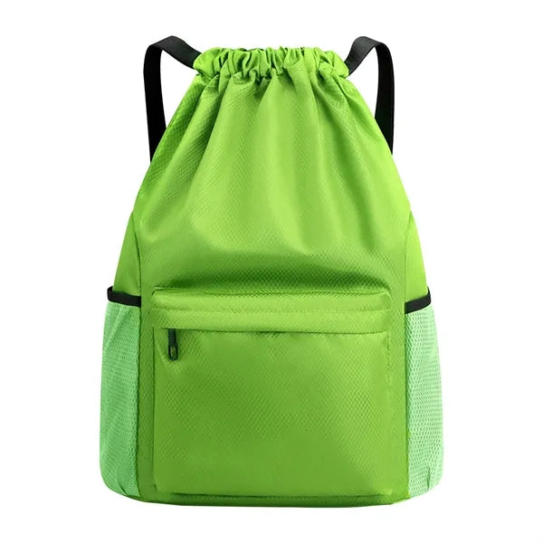 Waterproof Sports Drawstring Backpack, Dry/Wet Separation