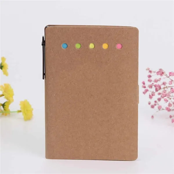 Notebook With Sticky Notes