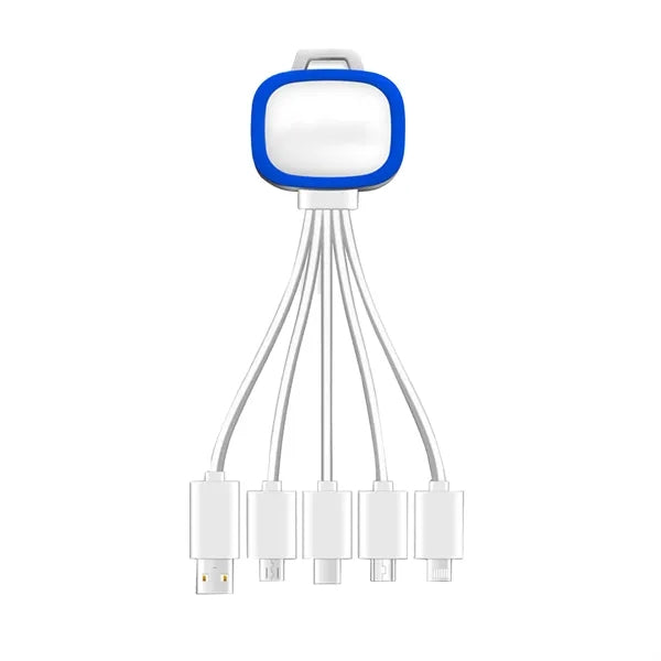 Light Up 5 In 1 Usb Charging Cable