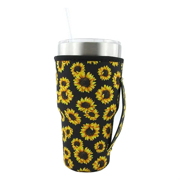 Neoprene Cup Sleeve w/Handle