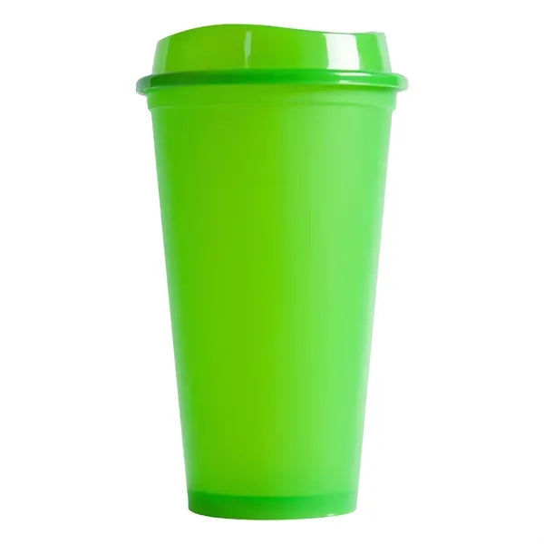 16Oz. Cheap Plastic Cup With Lid