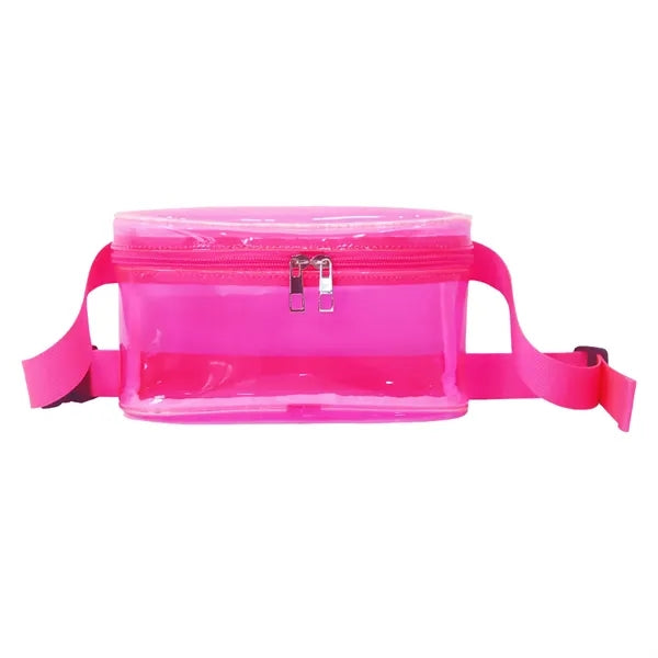 Clear PVC Fanny Pack with Adjustable Belt