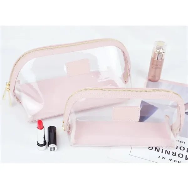 Portable Clear Waterproof Cosmetic Toiletry Bag