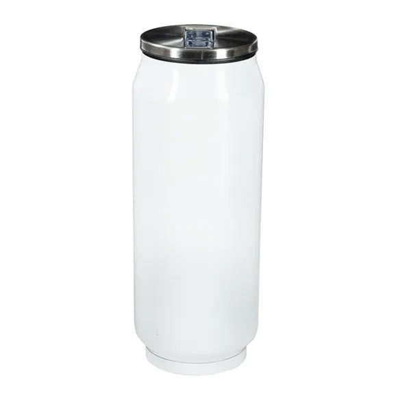17 oz Vacuum Can with Straw