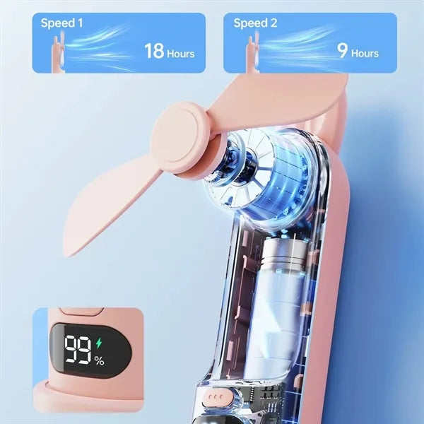 Portable Foldable Adjustable Handheld USB Mini Bear Fan