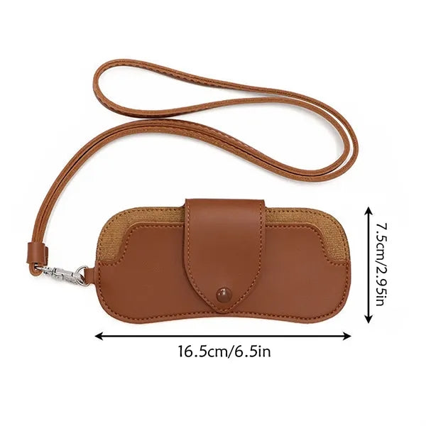 Soft Leather Glasses Sunglasses Storage Bag