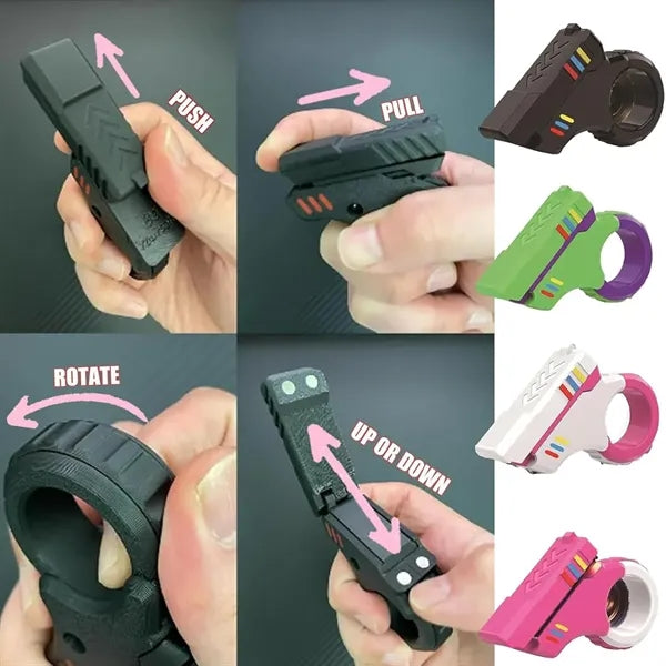 Haptic Slider Fidget Spinner Gun Stress Relief Toys
