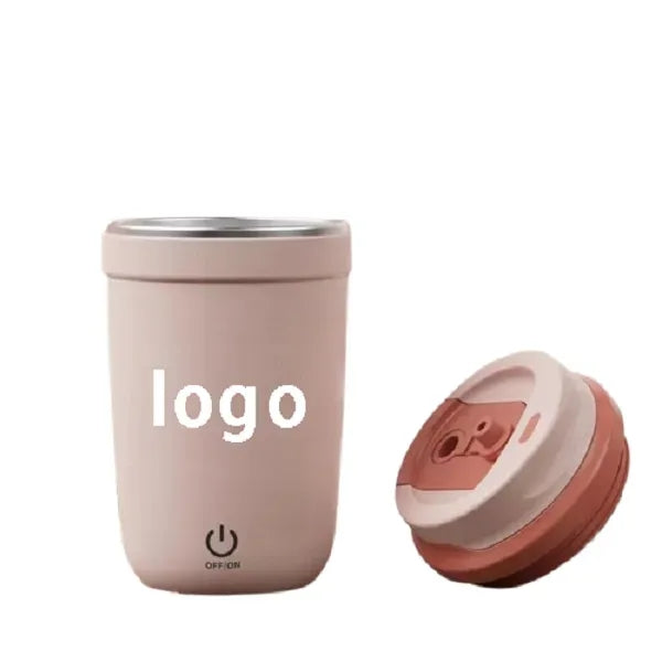 Portable Stainless Steel Auto-Stir Mug