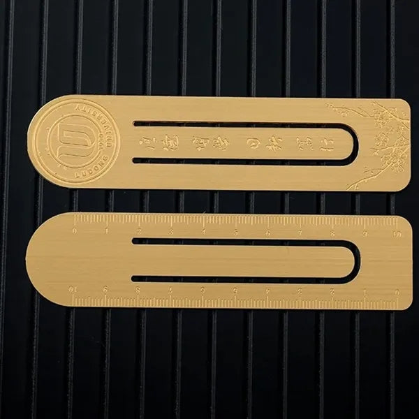 Custom Paper Clip Brass Bookmark