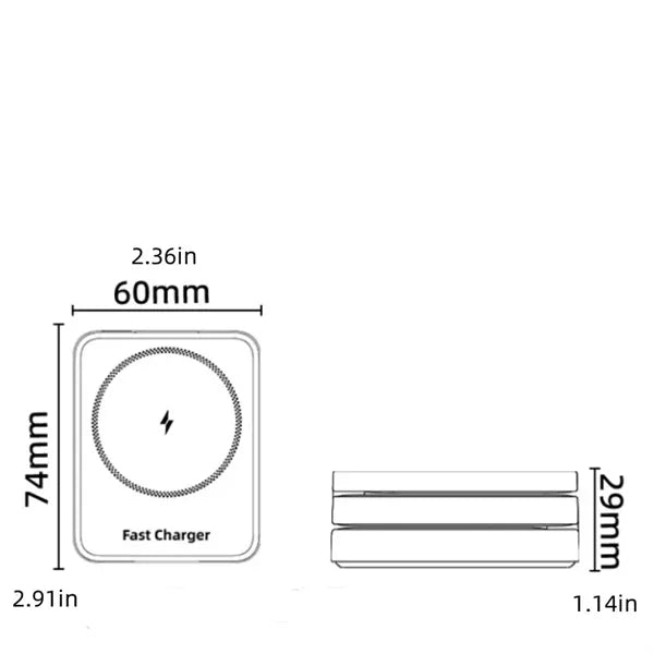 3-in-1 Foldable Magnetic Wireless Charger & Stand