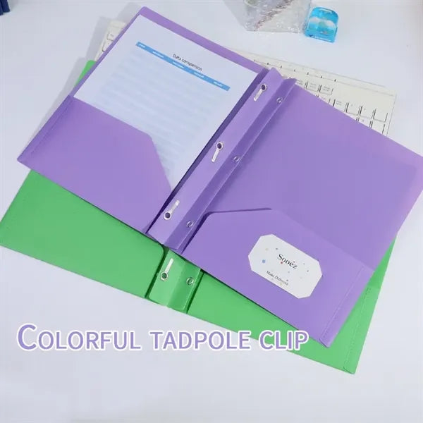 Plastic Folders with Pockets