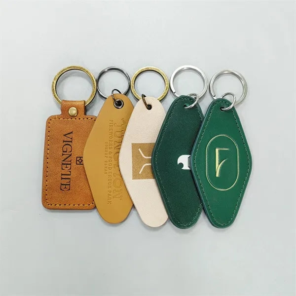 PU Leather Hotel Keychain