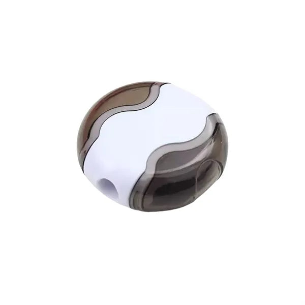Round Pencil Sharpener With Built-In Eraser And Cover