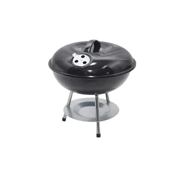 Portable Charcoal BBQ Grill with Locking Lid Camping
