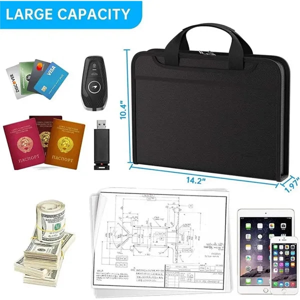Fireproof Expanding File Folder