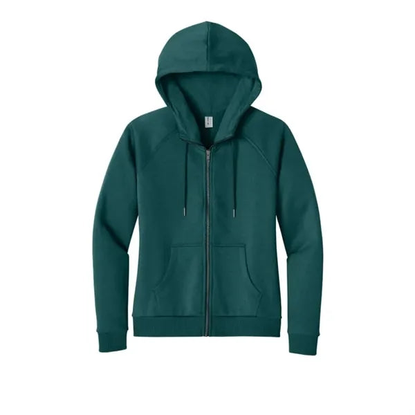 AllMade Women's Organic CVC Fleece Full-Zip Hoodie