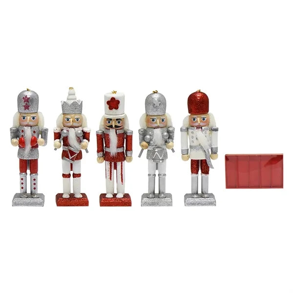 4.72" Nutcracker Christmas Wooden Ornaments
