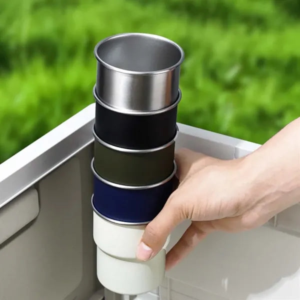Unbreakable bar home office drinking tumblers metal cup