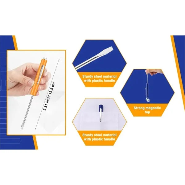 Mini Tops and Clips Pocket Screwdriver Strong Magnetic 3mm