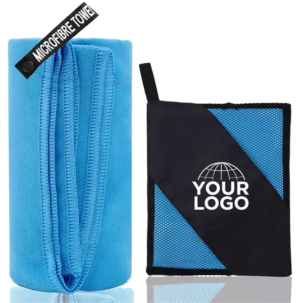 Portable microfiber sweat absorbent sports towel