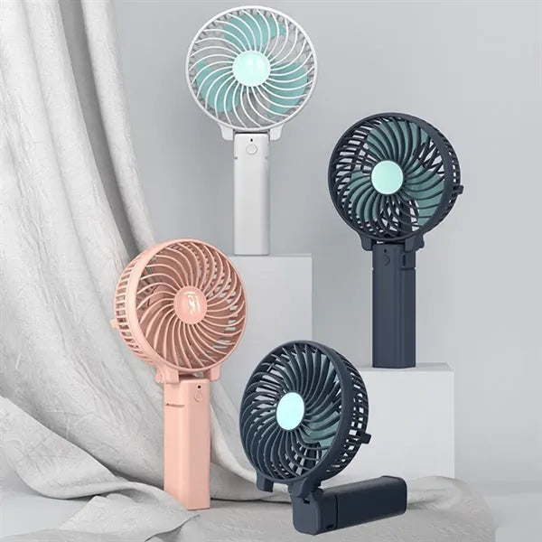 Portable travel cooling desk mini folding handheld fan