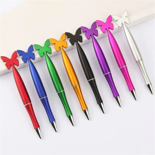 Cute Rotating Ballpoint Pens With Cartoon Shapes