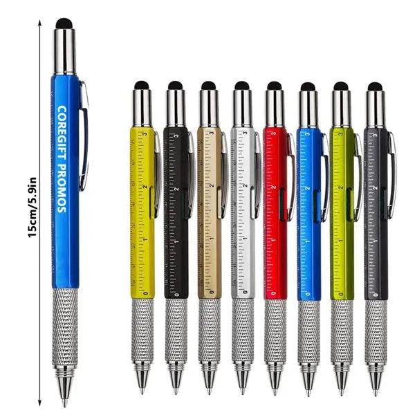 6 in 1 Multitool Tech Tool Ballpoint Pen