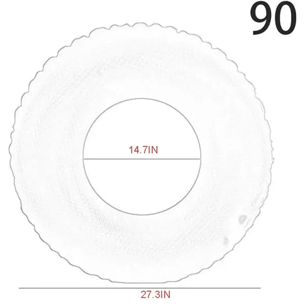PVC Inflatable Swimming Rings Pool Floats for Kids Adults