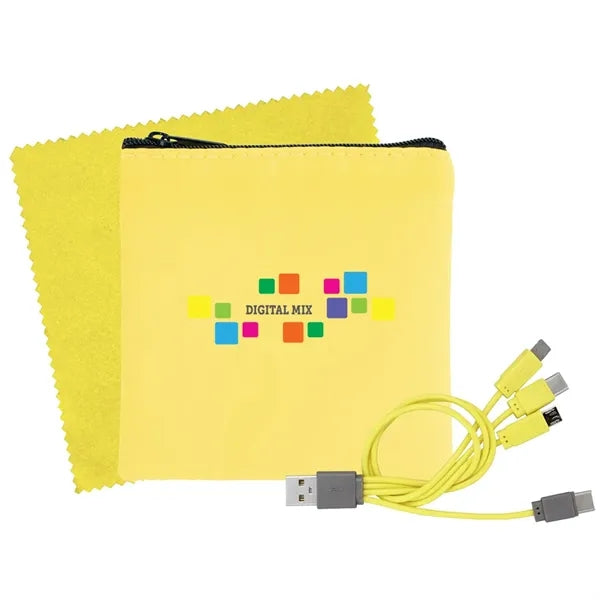 Colorful RPET Cable and Cloth Set