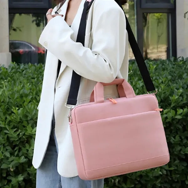 Laptop Shoulder Bag with Handle & Strap for Business &Office