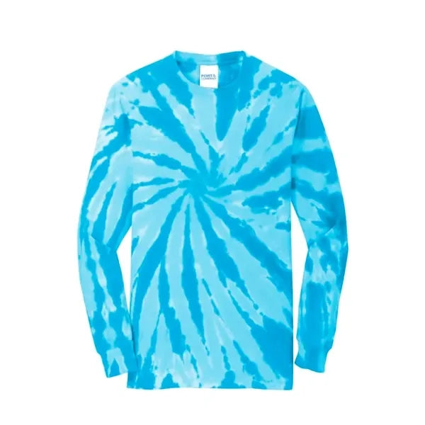 Port & Company Tie-Dye Long Sleeve Tee.