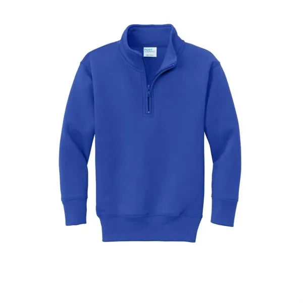 Port & Company Youth Core Fleece 1/4-Zip Pullover Sweatshirt