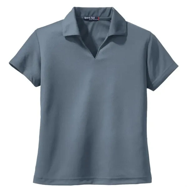 Sport-Tek Women's Dri-Mesh V-Neck Polo.