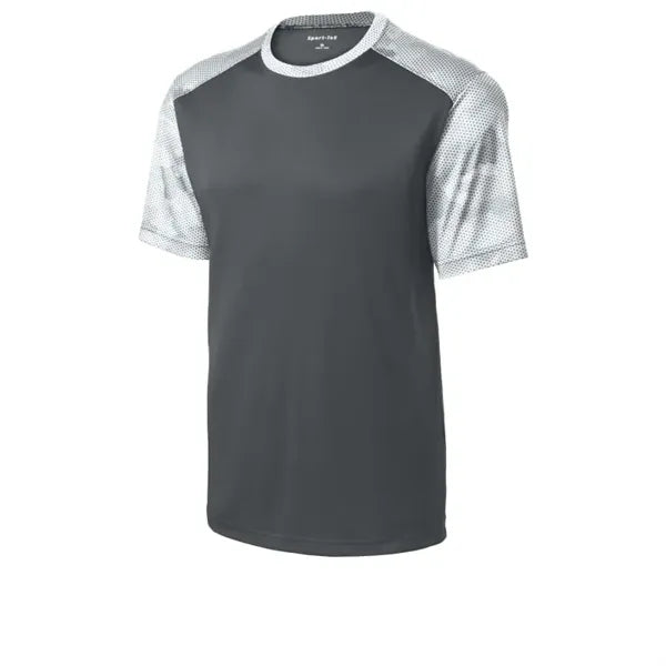 Sport-Tek CamoHex Colorblock Tee.